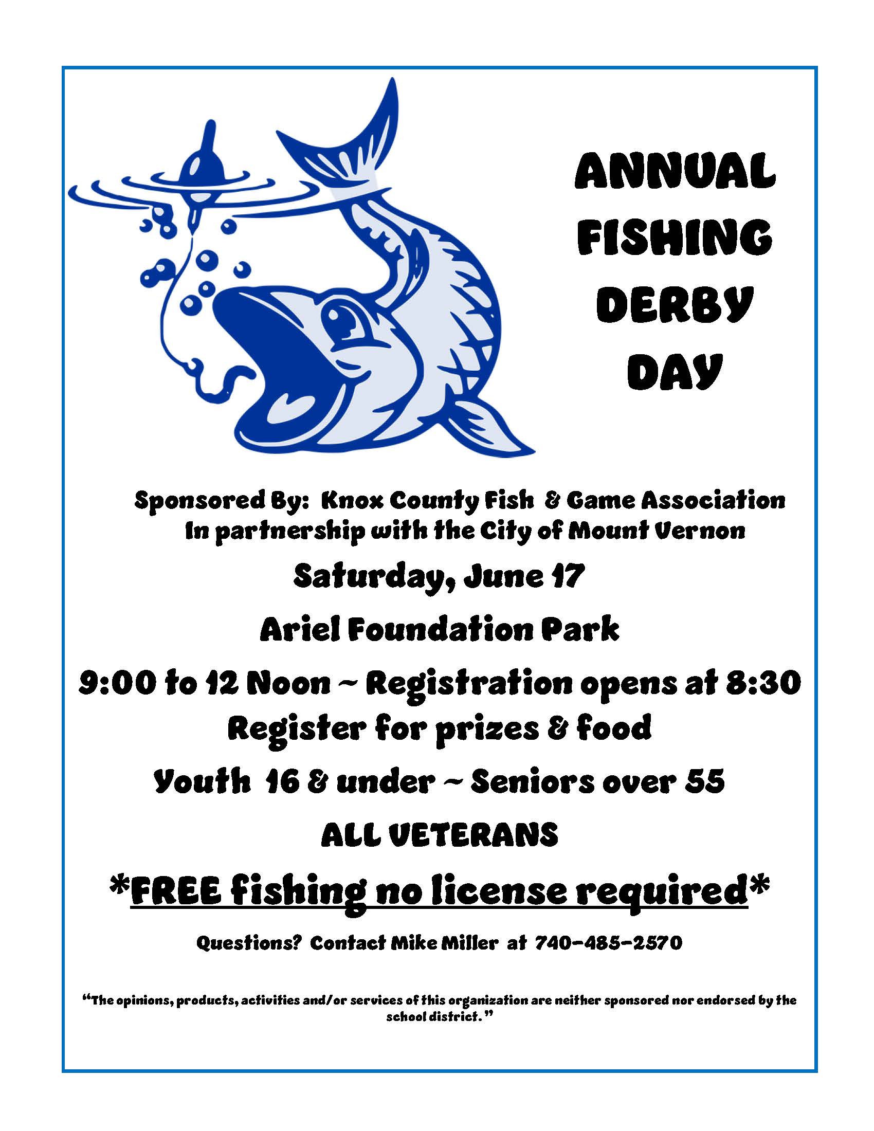Annual Fishing Derby